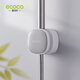 ecoco意可可花灑支架萬(wàn)向淋浴頭噴頭掛座免打孔吸盤(pán)固定器可調節浴室淋雨底座 灰色