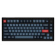 keychron渴創(chuàng) V1Max 機(jī)械鍵盤 三模無線鍵盤 QMK/VIA開源改鍵 客制化鍵盤 支持Mac/Win系統(tǒng) 適配游戲辦公 V1Max- RGB可插拔茶軸 - 旋鈕版 黑色