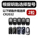松下（Panasonic）適用 2015-2023款 東風(fēng)本田XRV原車(chē)鑰匙遙控器紐扣電池電子CR2032 2032【2顆】