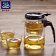 76茶業(yè) 臺灣76飄逸杯 易泡杯  過(guò)濾 大號泡茶壺 耐熱玻璃 茶水分離水壺 小號370單壺