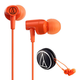 鐵三角Audio Technica/鐵三角 ATH-CLR100入耳式耳機CLR100is音樂(lè )耳塞 橙色 無(wú)麥版