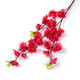 花藝知己仿真桃花枝客廳商場(chǎng)落地擺放桃花樹(shù)假樹(shù)裝飾插花梅花人造花桃樹(shù)枝 仿真桃花枝65cm玫紅色 單支 1支