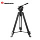 曼富圖（Manfrotto） MVK500AM 液壓攝像云臺雙管攝像三腳架套裝廣播級攝像順滑阻尼流暢 通用三腳架 官方標配