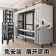 靚優(yōu)聚出租房衣柜免安裝折疊便攜簡(jiǎn)易布衣柜加粗鋼架牛津布衣柜臥室衣櫥 長(cháng)1.80米-龍馬：鋼架衣柜