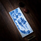 景德鎮(zhèn)陶瓷手繪茶盤(pán)泡茶臺(tái)茶托家用長(zhǎng)方形大號(hào)干濕兩用壺承山水