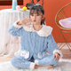女童睡衣珊瑚絨秋冬加絨加厚小女孩可愛(ài)卡通兒童法蘭絨家居服套裝 WF112玉桂狗 150 18碼身高140-150cm80斤內