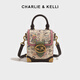 CHARLIE&KELLI CK品牌包包2025新款送女友生日禮物卡通動(dòng)漫單肩斜挎手機(jī)零錢包 玫紅【聯(lián)系客服順豐包郵】