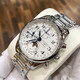 【二手99新】浪琴（LONGINES）名匠系列 自動(dòng)機(jī)械男表 八針月相多功能商務(wù)休閑手表瑞士十大品牌 【40mm】白盤(pán)-鋼帶L2.673.4.78.6