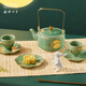 中國國家博物館（NATIONAL MUSEUM OF CHINA）花好月圓茶具套裝禮盒提梁壺創(chuàng)意國潮文創(chuàng)生日送長輩感恩節(jié)禮物 花好月圓茶具禮盒