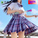 花嵐娜jk制服套裝基礎款JK全套日系學(xué)院風(fēng)短袖百褶裙女學(xué)生水手服格裙 電競少女格裙 2XL 建議130斤左右