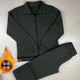 意設新式冬季長(cháng)袖體能服訓練服男體能加絨加厚運動(dòng)服飾防寒保暖套裝 灰綠色加絨 175/104108