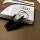 奧迪Audi/原廠(chǎng)鑰匙扣A3A4LA6LQ5LQ3Q7標志汽車(chē)鑰匙扣男士高檔真皮原裝 奧迪鑰匙扣（禮盒裝）
