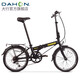 大行（DAHON）折疊車20英寸6速成人鋁合金男女通勤自行車KBA061 消光黑