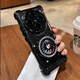 米弗希 旋轉(zhuǎn)陀螺磁吸支架適用vivox100s手機(jī)殼x100ultra全包x200Pro氣囊防摔X90新款高級(jí)保護(hù)套男女 【星空黑】旋轉(zhuǎn)陀螺支架-四角氣囊防摔 vivo X90