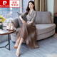 皮爾卡丹（pierre cardin）早秋裝西裝連衣裙2023新款氣質(zhì)顯瘦春夏兩件套套裝裝長(cháng)裙子女裝潮 圖片色 S