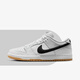 NIKE耐克SB Dunk Low Pro 白黑 男女同款 低幫休閑板鞋 CD2563-101 44