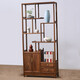 尋古紅木家具非洲雞翅木（學(xué)名：非洲崖豆木）博古架實(shí)木客廳隔斷柜簡(jiǎn)約中式多寶格置物古董茶葉架 素面單個(gè) 長(cháng)86*寬26*高186cm