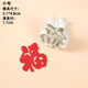 涇凌翻糖模具蛋糕裝飾擺件福祿壽發(fā)財囍字塑料彈簧壓模切模烘焙工具 小號彈簧模具 福