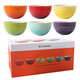酷彩（Le Creuset）法國酷彩炻瓷馬卡龍色米飯碗10cm小碗套裝家用餐具送禮 kc12cm米飯碗-彩虹6色彩盒套裝