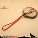 陶立方 編織壺繩茶道配件手工系壺蓋繩系單條壺繩茶杯玉石壺扣繩綁壺 GR-3 胭脂紅