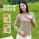 好波女士秋冬暖姜磨毛保暖蓄熱打底衫半高領(lǐng)女士打底內衣HT2413 常規半高領(lǐng)-卡其 XL (170)