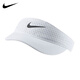 耐克（Nike） 空頂網(wǎng)球帽男女士夏季防曬無(wú)頂遮陽(yáng)帽子運動(dòng)鴨舌帽棒球籃球帽 CQ9334-100白色【頭圍54-59cm】