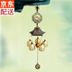 仁善祥八卦銅風(fēng)鈴掛件 金屬5鈴鐺銅風(fēng)鈴掛飾 開業(yè)喬遷安家震宅銅風(fēng)鈴