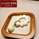 韓萊緹（HANLAITI）白玉菩提子手捻繞指柔醒獅橄欖核尖文玩佛珠念珠禮物男女古風(fēng)手串 菩提根手捻A13-101