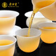 茇舍窯薄胎素?zé)袊?guó)白瓷茶具套裝羊脂玉茶壺不燙手蓋碗高端送禮禮盒裝 西施壺茶具【禮盒箱】套裝
