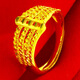千影珠寶黃金戒指9999足金女士真金指環(huán)心形結婚首飾年輕人送女友按克 重約4.12-4.3g(含工費20)
