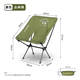 迪飛客戶(hù)外便攜折疊月亮椅鋁合金釣魚(yú)沙灘椅野外露營(yíng)椅旅游輕便可躺釣椅 叢林綠