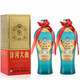 洋河大曲 老天藍(lán)  500ml 綿柔濃香型 純糧釀造白酒 宴請送禮 55度 500mL 2瓶 裝【無手提袋】