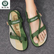 啄木鳥(niǎo)拖鞋男人字拖夏季外穿2026新款潮流個(gè)性男士涼鞋沙灘戶(hù)外運動(dòng)兩用 軍綠 43