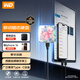 西部數據（WD）1TB移動(dòng)固態(tài)硬盤(pán)新元素SSD Type-C接口 手機直連筆記本電腦外接 個(gè)性企業(yè)定制 繁花似錦 官方標配 |贈硬盤(pán)包