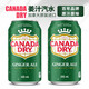 加拿大（CANADA DRY） CANADA DRY GINGER ALE姜汁汽水干姜水生姜水雞尾酒 含糖原味24罐裝保質(zhì)期2026年1月