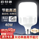 鉑特體 LED燈泡家用商用大功率節(jié)能卡扣燈泡白光 B22卡口 40W【兩只裝】