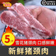桃李旺新鮮豬肉鮮活宰殺長(zhǎng)腳豬蹄豬大腸頭五花肉短腳豬肚豬頸肉大花腸 【5斤】新鮮豬頸肉