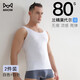 貓人2件男士背心【80S莫代爾】無痕超薄冰絲速干無袖上衣運(yùn)動打底汗衫