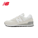 NEW BALANCE NB574復古潮流百搭拼接運動休閑鞋 ML574EVW 淺灰色 38 (腳長23.5cm)