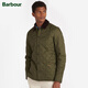 Barbour Heritage Liddesdale男士保暖菱格絎縫夾克 橄欖綠 M