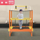 瑜陽 TRAMPOLINEPRO蹦蹦床帶護網(wǎng)單杠家用室內(nèi)兒童健身環(huán)形扶手跳跳床 1.2米 【橙色款，1.2m蹦床+單杠】