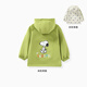 史努比（SNOOPY）兒童雙面穿風衣春秋新款女童男童外套小學生戶外寶寶童裝 綠色 160