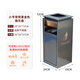 MTRECYCLE酒店大堂垃圾桶立式高檔帶煙灰缸商場(chǎng)電梯口輕奢不銹鋼走廊煙灰桶 黑金煙灰缸小號【常規】