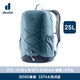 DEUTER德國多特雙肩包GOGO果果25L男女旅行休閑旅游電腦包輕便雙肩背包 大西洋藍25L (官方維修)