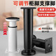 艾新拓可調(diào)節(jié)伸縮家具柜腳桌腿腳沙發(fā)腳支撐腳電視柜腳茶幾腳床腿免打孔 大底座黑色8-12CM（可免打孔）