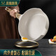 閃閃優(yōu)品平底鍋不粘鍋煎鍋煎蛋神器燃氣電磁爐早餐鍋煎蛋牛排煎鍋麥飯石色 米白加深款平底鍋：配蓋 28cm