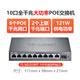 TP-LINK普聯(lián)全千兆POE交換機8口9口大功率無線AP監(jiān)控攝像頭SFP光纖分線集線器標(biāo)準(zhǔn)48V供電器TL-SG2210P 8千兆POE+1千兆+121W功率SG1210PT