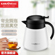 金灶（KAMJOVE）LX-310保溫燜茶壺 白茶燜泡壺普洱泡茶壺茶水分離泡茶器800ml 白色（金壺）