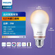飛利浦（PHILIPS）智能led燈泡E27wiz遠程WiFi手機APP遙控語(yǔ)音彩光RGB變色氛圍燈 暖光到白光-無(wú)極調光-9W