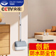 享家美掃把簸箕套裝防風梳齒型旋轉(zhuǎn)掃帚家用掃地苕帚不粘頭發(fā)折疊畚箕組 【不銹鋼桿】太空艦套掃+掛架